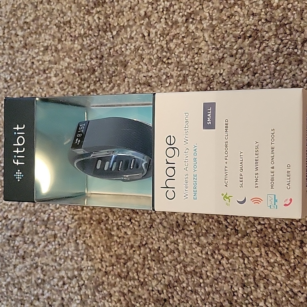 fitbit charge, slate - SMALL (FB404SLS)